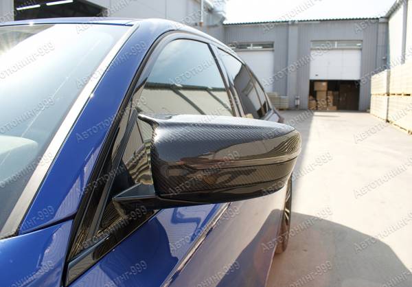 Крышки зеркал на BMW 3 серия G 20 в стиле M3 карбон