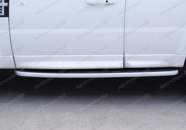 Пороги на Range Rover Sport (серебро)